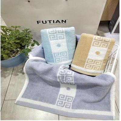 Futian - Fancy line satin towel impenetrable ethnic customs bustspecial household cotton