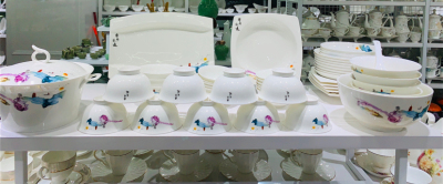 Yiu Fai Da Bone China Ceramic Bone China Tableware Set Gift Box