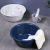 New Japanese thickened washbasin creative household plastic laundry washbasin durable waste ring foot washbasin