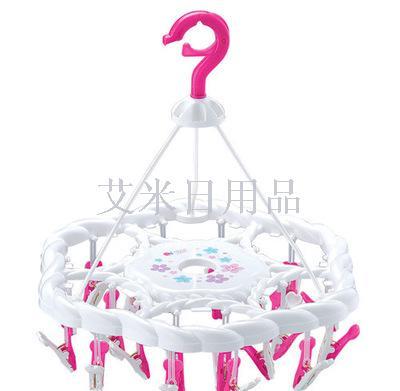 The CY-0099 24-clip plastic clothes-clothes-clothes-drying frame is designed for windproof