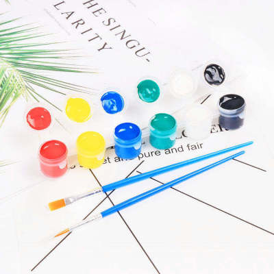 Acrylic paint DIY hand painted graffiti kite 10 colors in one