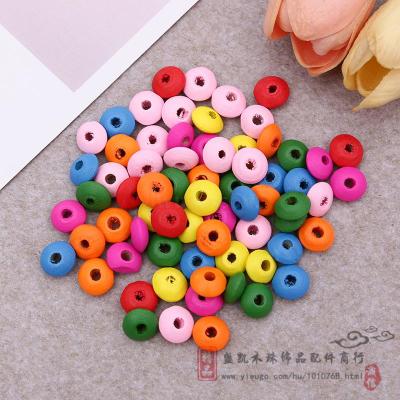 DIY accessories Beads beads children beads materials color wood beads beads mixed color dream catcher materials