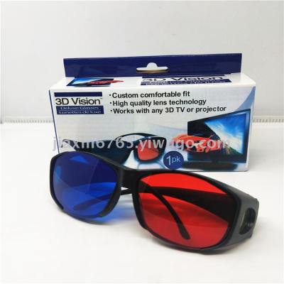 Red and Blue lens 3D Glasses Large set of glasses for TV Computer cinema 3D glasses