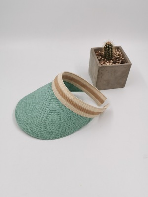 New Style Empty Top Hat Straw Hat Korean Peaked Cap Summer Vacation Sun Protection Visor Beach Hat