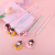 Japan and Korea creative Moon doll pendant neutral pen cartoon pendant black pen 0.5mm office stationery