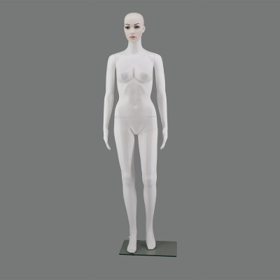 Plastic Mannequin Factory Direct Sales Mannequin Full Body Plastic Female Model White Clothing Display Props Model for Jewelry Display