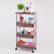 Factory Direct multi-layer shelf plastic storage shelves Narrow refrigerator sandwiching storage shelves Kitchen finishing shelves