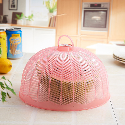 Environment-friendly plastic Table Cover Food Cover Kitchen fly proof cover circular food cover