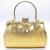 Diamond-encrusted square buckle vintage handbag Ladies dinner bag dress bag Princess bag entertainment club available