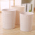 Living room plastic trash can office paper Basket kitchen Sanitary bucket household trash can