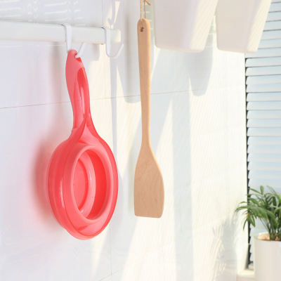 Manufacturer Direct Folding Water Scoop Kitchen Gourd ladle Big grip folding gourd ladle can hang Folding Water Scoop