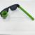 Silicone collapsible for cycling can be worn with snap snap ring glasses