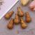 DIY jewelry accessories hand beads material small gourd wood natural pattern pine beads manufacturers direct sale