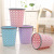 The 8822 square ringed plastic garbage can kitchen is dedicated to store covering bucket can office waste paper basket