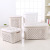 Foreign trade home with cover plastic rattan woven laundry basket dirty clothes basket clothes toys basket