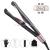 Coil straight two-in-one splint electric straightener LCD curler warps ceramic straight comb