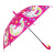 Japanese Transparent umbrella Female Korean little Fresh student unicorn Adult children Cute Cartoon umbrella with long handle