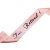 Customized Retirement Party gift beautiful Laser logo satin ribbon sash