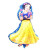 Large Special-Shaped Three-Dimensional Princess Aluminum Balloon Cartoon Ice Snow White Beier Princess Aluminum Balloon