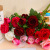 3. Head rose bud wedding decoration rose flower layout props plastic flower decoration wholesale