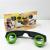 Silicone collapsible for cycling can be worn with snap snap ring glasses