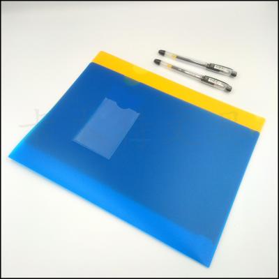 Shaped Office Folder Students Two-page File cover to receive information bag