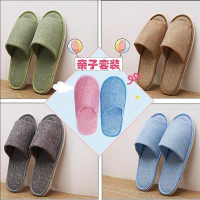 Disposable slippers for guests Indoor household guests hotel travel portable men and women thick bottoms in summer
