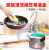 The manufacturer's new Brush Pot Cleaning Artifact Press The SOAP box set kitchen Wash dishes Brush out The liquid box