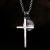 Trendy new round Christian Manelli Cross necklace for men and women in titanium steel long pendant sweater chain
