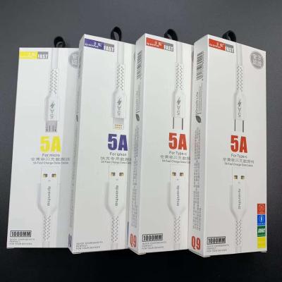 Brand 5A Data Cable Android Apple iPhone Huawei Type-C Fast Charge Line Data Transmission Charging 2-in-1