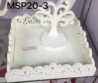 Wedding wood plastic plate plates