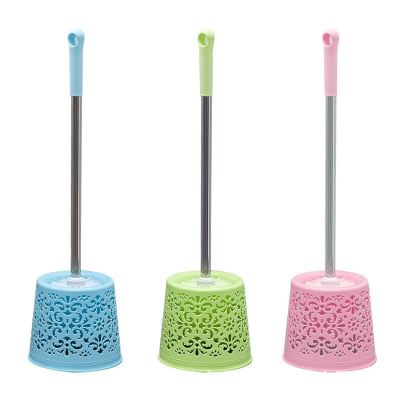 Household Toilet Brush Set Cleaning Long Handle No Dead Angle Creative Toilet Brush Punch-Free Soft Fur