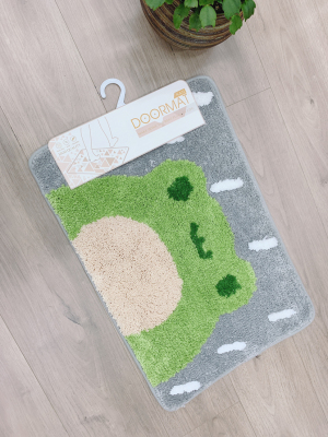 Cartoon Japanese and Korean Tufted Flocking Carpet Floor Mat Household Bathroom Entrance Bathroom Non-Slip Mat Absorbent Floor Mat