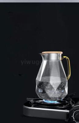 Glass Kettle High Temperature Resistant Household Glass Pot Juice Jug Milk Jug