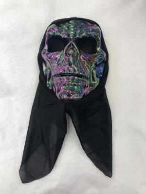 Colorful plus Cloth Mask Electroplating Magic Color Mask Halloween Ghost Festival Pullover Mask