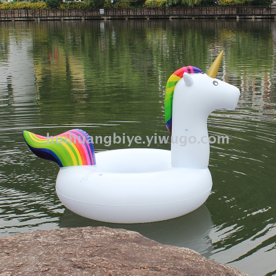 Muftoys sold 90cm inflatable unicorns PVC swimming rings for water play swimming rings
