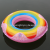 Manufacturers direct 60CM inflatable PVC toy rainbow swimming ring water swimming ring children swimming ring