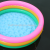 Factory direct inflatable pool 61cm86cm120cm round three color three ring children inflatable PVC pool