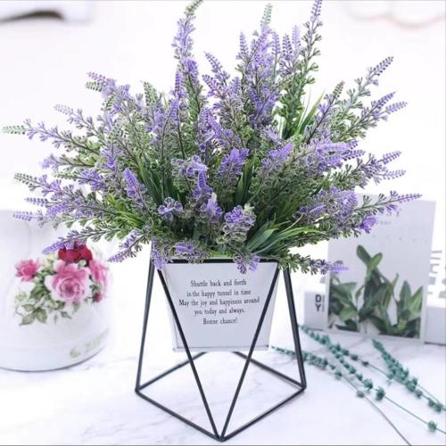 Simulation Lavender Home Decoration Green Aquatic Plants Simulation Plant Wall Accessories Handle bundle