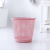 Household Fashion Hollowed-out Trash Can Plastic Storage Box Uncovered Grid Wastebasket Wholesale