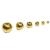 Electroplating Beads Golden Balls 4 ~ 12mm Perforated Hydroplating Beads round Beads Straight Hole Bag Ball Plunger Spacer Beads DIY Bead Accessories