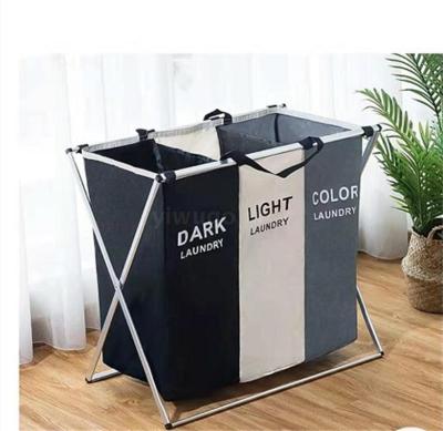 Square Storage Bucket Waterproof Folding Laundry Basket Assembly Dirty Clothes Basket Portable Laundry Basket Oxford Cloth Folding