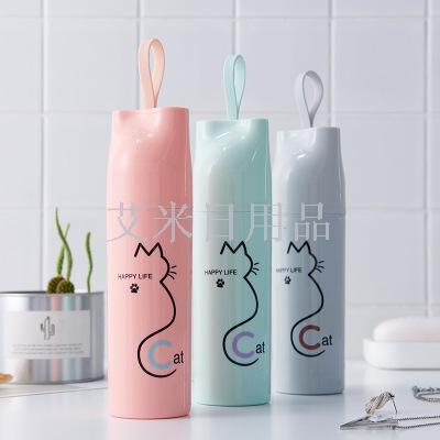 Cy-0407 Toothbrush Holder Tooth Set Business trip tooth bucket wash cup travel toothbrush case portable brush holder