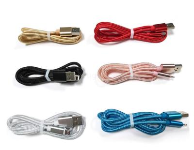 Manufacturers wholesale use 2A Apple data cable iPhone Android Type-C nylon braided mobile phone charging cable