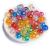 AB Magic Beads Acrylic Beads Transparent round Beads Plastic Plating Scattered Beads Bags Hand-Woven Beads Wholesale kg