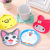 Stall Supply Hot Creative Cartoon Character Animal Silicone Square Solid Color Table Mat Cup Mat Factory Outlet