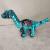 SpaceX Dragon Flying Boat Plush Toy Sequins Dinosaur Doll Sequin Dinosaur Ragdoll Glitter Powder Dinosaur