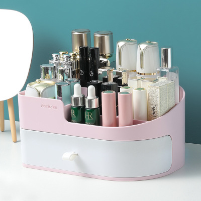 Web Celebrity Cosmetics Box Dresser Desk Lipstick Jewelry Dust Shelf Large Capacity Skin Care Finishing