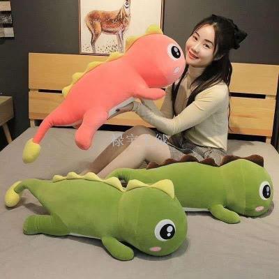 Cute Dinosaur Plush Toy Doll Pillow for Girls Sleeping Doll