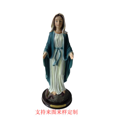 The Resin gives creative Christian convent figures in the manager group table set custom wholesale